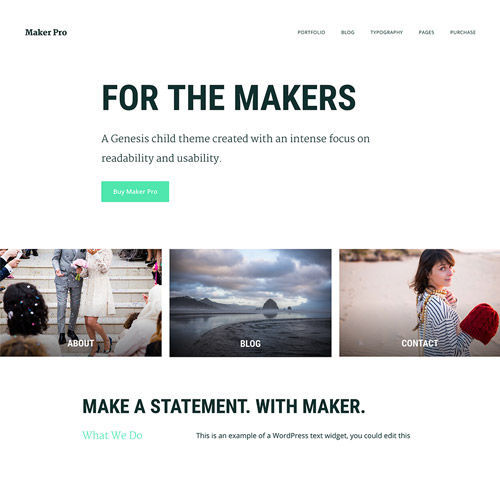 StudioPress Maker Pro Genesis WordPress Theme at $3.49 only - WPSHOP