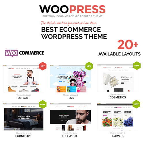 WooPress – Responsive Ecommerce WordPress Theme at $3.49 only - WPSHOP