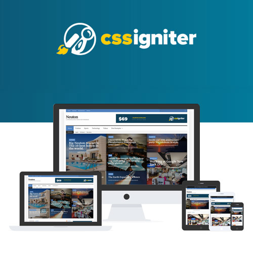 CSS Igniter Neuton WordPress Theme at $3.49 only - WPSHOP