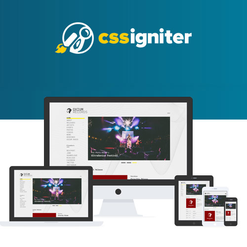 CSS Igniter Oxium WordPress Theme at $3.49 only - WPSHOP