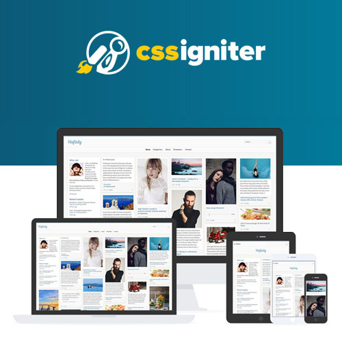 CSS Igniter Pinfinity WordPress Theme at $3.49 only - WPSHOP