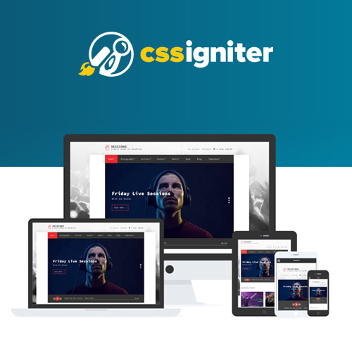 CSS Igniter Sessions WordPress Theme at $3.49 only - WPSHOP