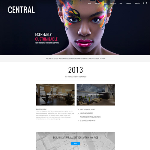 Central – Versatile, Multi-Purpose WordPress Theme at $3.49 only - WPSHOP