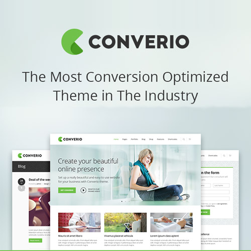 Converio – Responsive Multi-Purpose WordPress Theme at $3.49 only - WPSHOP