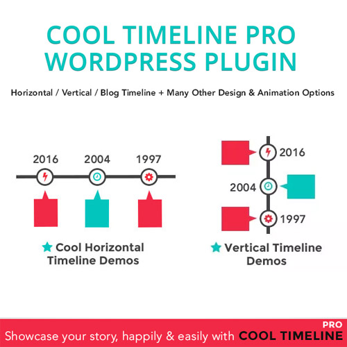 Cool Timeline Pro – WordPress Timeline Plugin at $3.49 only - WPSHOP