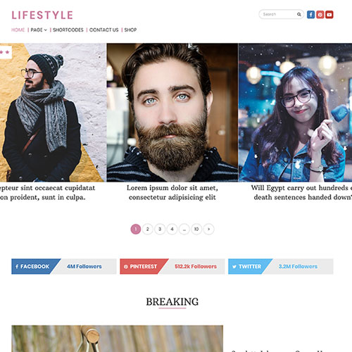 MyThemeShop Lifestyle WordPress Theme at $3.49 only - WPSHOP