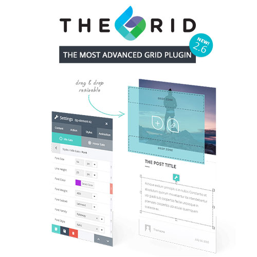 The Grid – Responsive WordPress Grid Plugin at $3.49 only - WPSHOP
