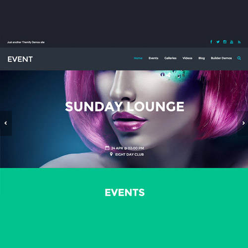 Themify Event WordPress Theme at $3.49 only - WPSHOP