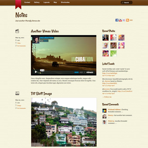 Themify Notes WordPress Theme at $3.49 only - WPSHOP