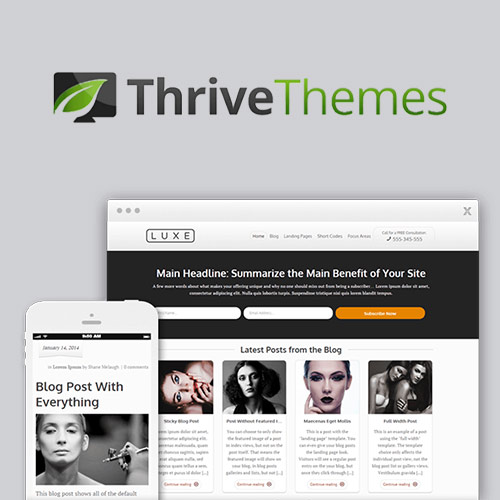 Thrive Themes Luxe WordPress Theme at $3.49 only - WPSHOP