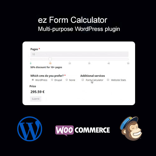 افزونه ez form calculator premium