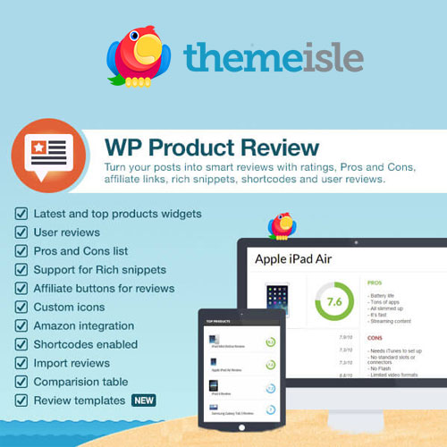 ThemeIsle WP Product Review at $3.49 only - WPSHOP