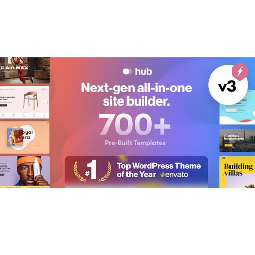 Hub – Responsive Multi-Purpose WordPress Theme at $3.49 only - WPSHOP