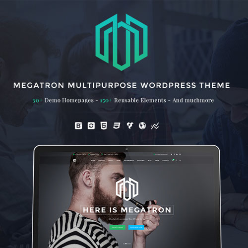 Megatron – Responsive MultiPurpose WordPress Theme at $3.49 only - WPSHOP
