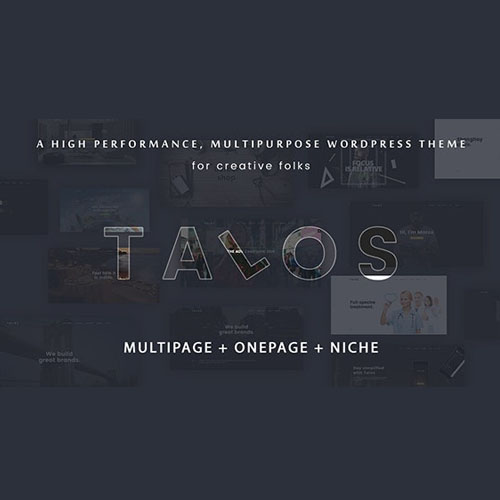 Talos – Creative Multipurpose WordPress Theme at $3.49 only - WPSHOP