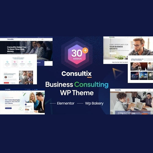 Consultix – Business Consulting WordPress Theme at $3.49 only - WPSHOP