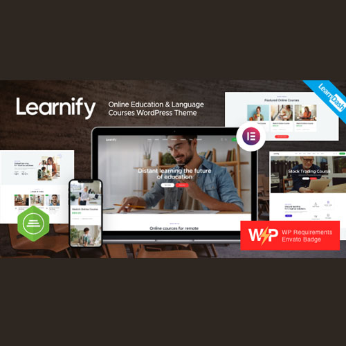 Learnify – Online Education Courses WordPress Theme at $3.49 only - WPSHOP