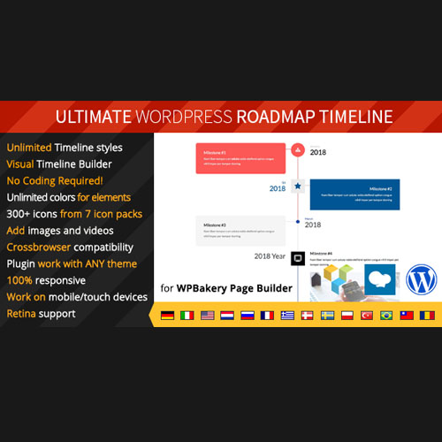 Ultimate Roadmap Timeline – Responsive WordPress Timeline plugin at $3. ...