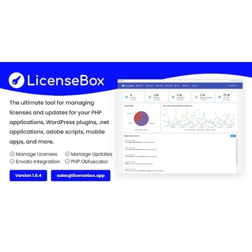 LicenseBox - PHP Licenser and Updates Manager at $3.49 only - WPSHOP