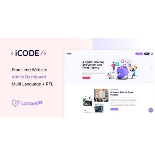 iCode - Multipurpose Website CMS & Creative Agency Management System at ...