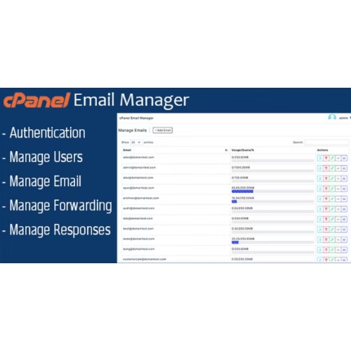 Cpanel Email Manager at $3.49 only - WPSHOP