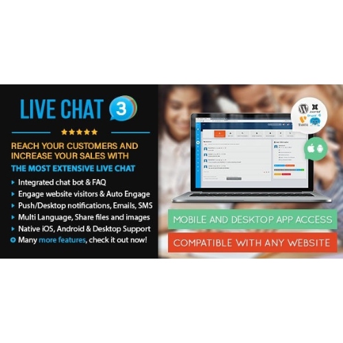 Live Support Chat - Live Chat 3 at $3.49 only - WPSHOP