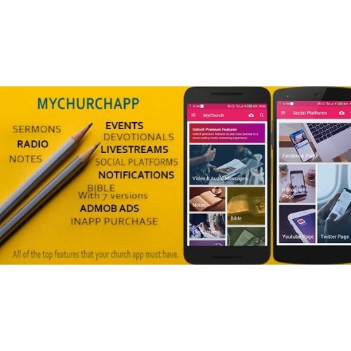 My Church App - Android & IOS Flutter Church Application at $3.49 only ...