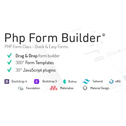 PHP Form Builder At $3.49 Only - WPSHOP