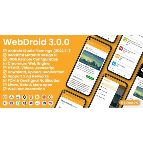 WebDroid - Android WebView App at $3.49 only - WPSHOP
