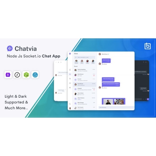 chatvia nodejs socket io chat app nulled