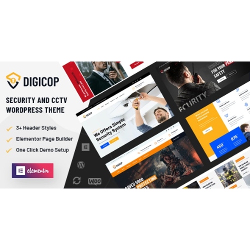 Digicop - Security and CCTV WordPress Theme at $3.49 only - WPSHOP