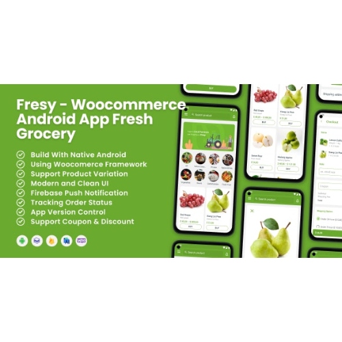 Fresy - Woocommerce Android App Fresh Grocery at $3.49 only - WPSHOP