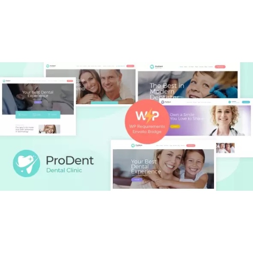 ProDent Dental Clinic & Healthcare Doctor WordPress Theme + Elementor