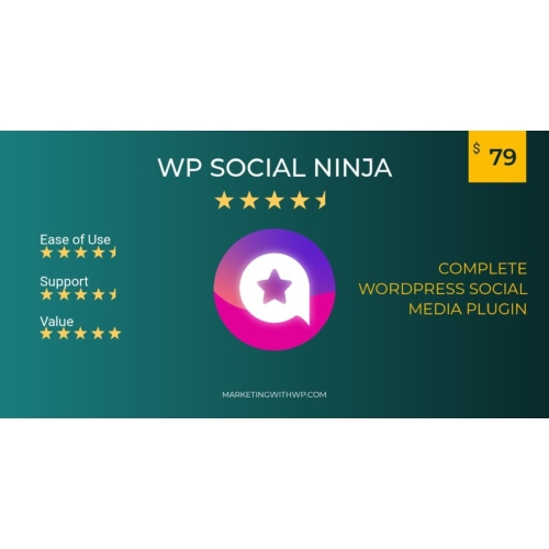 WP Social Ninja Pro at $3.49 only - WPSHOP