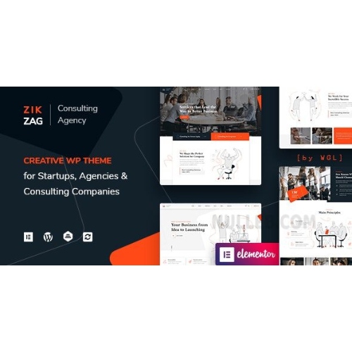 ZikZag - Consulting & Agency WordPress Theme at $3.49 only - WPSHOP
