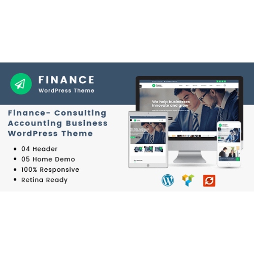 Finance - Consulting, Accounting WordPress Theme at $3.49 only - WPSHOP