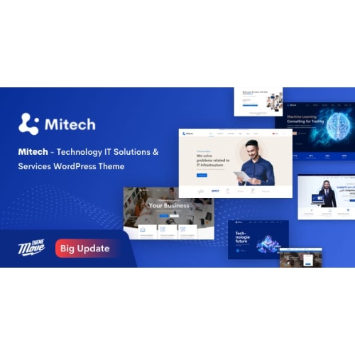 Mitech - Technology IT Solutions & Services WordPress Theme at $3.49 ...
