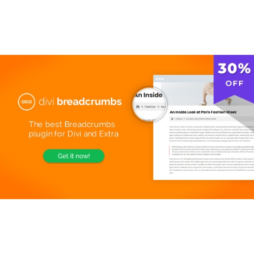 Divi Breadcrumbs [Wpzone] at 3.49 only