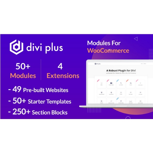 Divi Plus - 50 Powerful Modules for Divi Theme at $3.49 only - WPSHOP