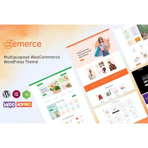 Emerce - Multipurpose WooCommerce WordPress Theme at $3.49 only - WPSHOP