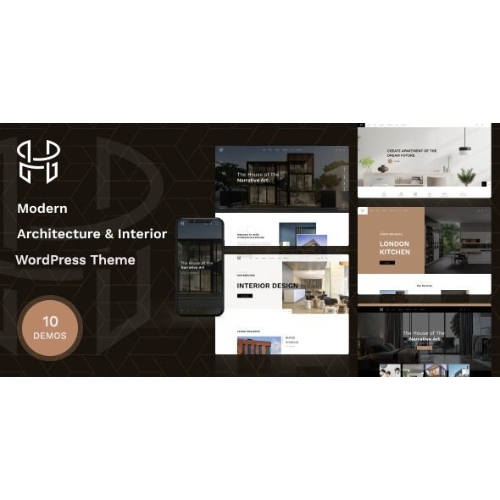 Hellix - Modern Architecture & Interior Design WordPress Theme at $3.49 ...