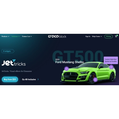 JetTricks Visual Effects Addon for Elementor at $3.49 only - WPSHOP