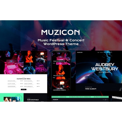Muzicon - Music Festival & Concert WordPress Theme at $3.49 only - WPSHOP