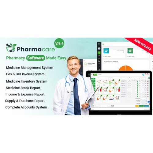 Pharmacare - Pharmacy Software Made Easy at $3.49 only - WPSHOP