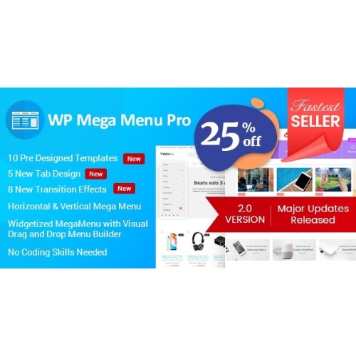 WP Mega Menu Pro - Responsive Mega Menu Plugin for WordPress at $3.49 ...