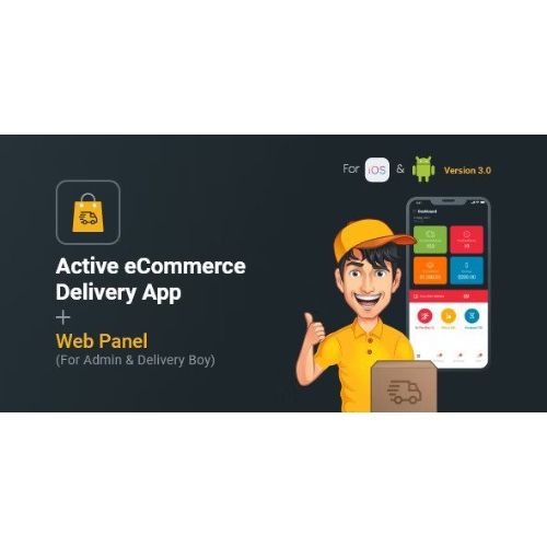 Active eCommerce Delivery Boy Flutter App at $3.49 only - WPSHOP
