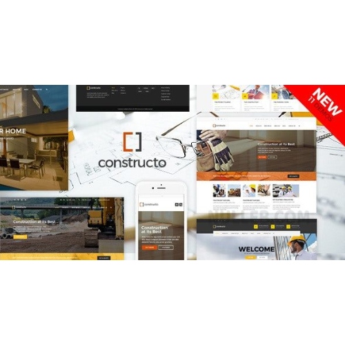 Constructo - Construction WordPress Theme at $3.49 only - WPSHOP