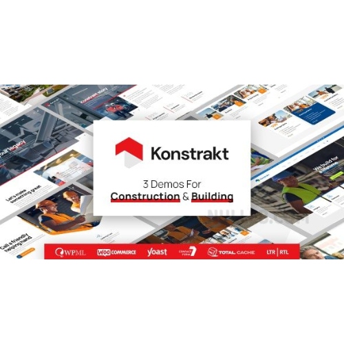 Konstrakt - WordPress Theme for Construction at $3.49 only - WPSHOP
