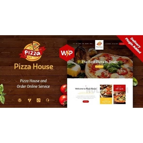 Pizza House Restaurant / Cafe / Bistro WordPress Theme at 3.49 only