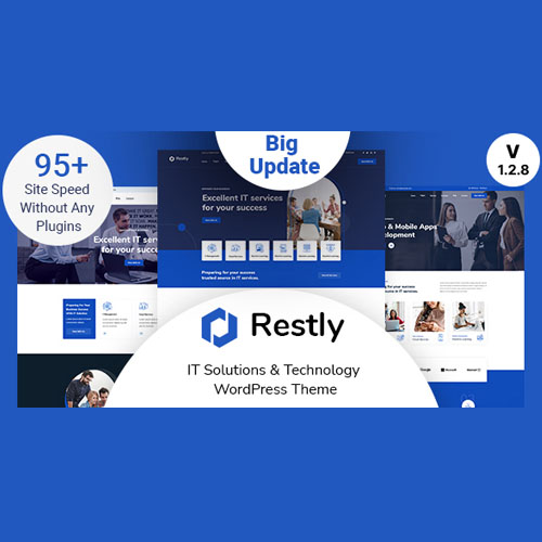 Restly – IT Solutions & Technology WordPress Theme at $3.49 only - WPSHOP